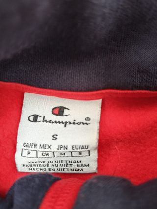 Sudadera Champion Zip Roja