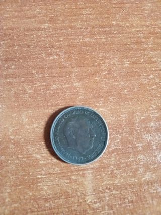 Moneda 5 Pesetas 1957