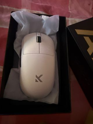 Ratón MCHOSE A7 Inalámbrico blanco 