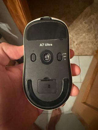 Ratón MCHOSE A7 Inalámbrico blanco 