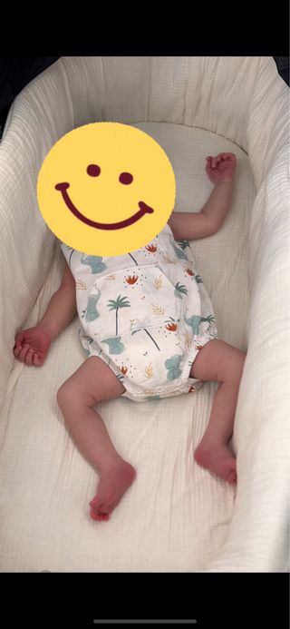 Funda capazo La Giraffa Bianca e Blu bambula