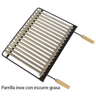 Barbacoa con Parrilla 60x43 carbón alta calidad 