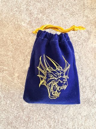 Set Dadi D&D con Sacchetto Blu