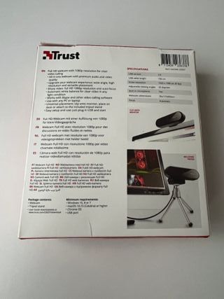 Webcam Trust Tyro Full HD 1080p con trípode