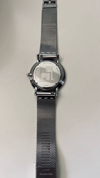 Reloj Elephant & Castle Plata y Blanco