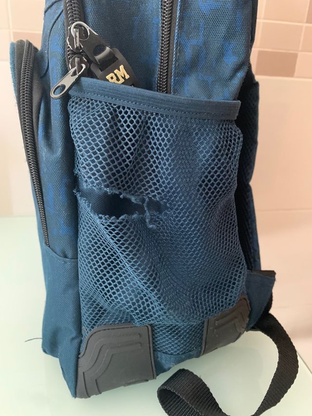 Mochila Real Madrid Infantil azul marino