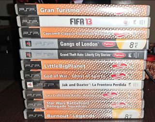 Sony PSP Negra + Lote de Juegos
