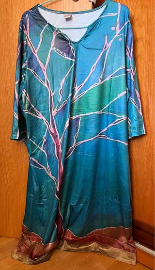Vestido estampado árbol