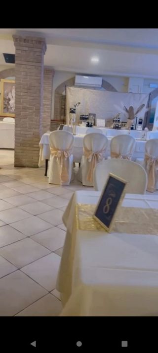 31 Cartoncini per numeri tavoli oro e nero