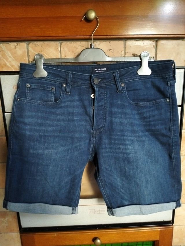 Bermuda jeans Jack & Jones uomo taglia L