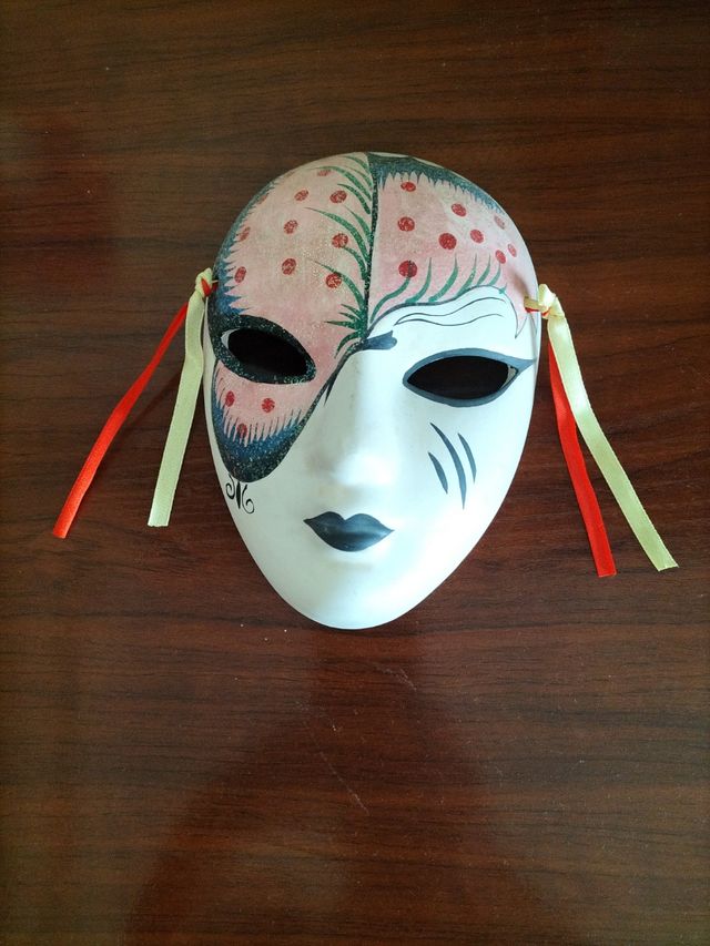 Máscara Veneciana Cerámica Decorada