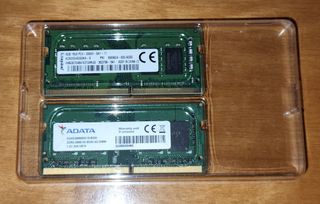 Doble RAM 2x8GB DDR4 2666MHz SO-DIMM 16GB total