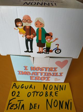 Festa dei nonni set n.2 tazze 