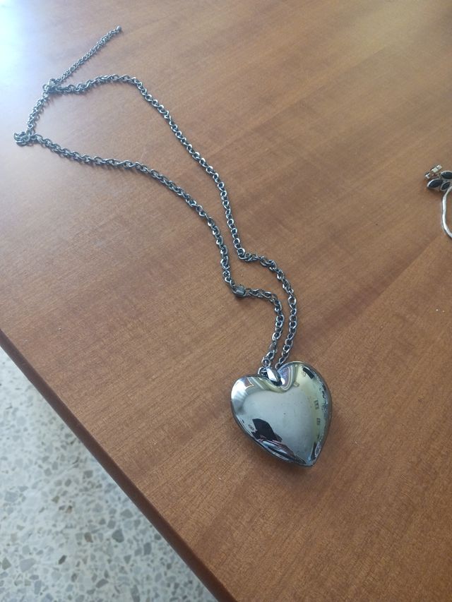 Colgante Corazón Plateado