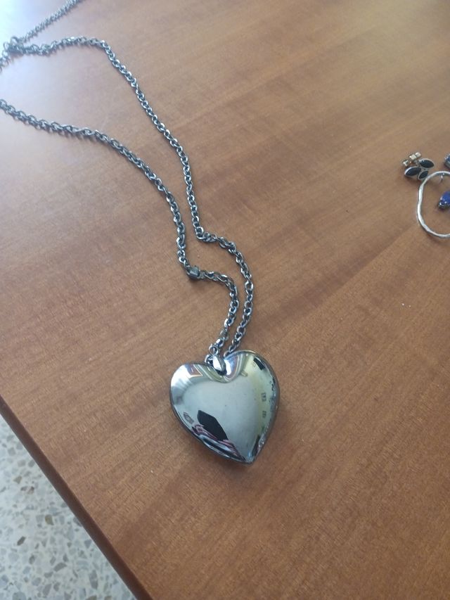 Colgante Corazón Plateado