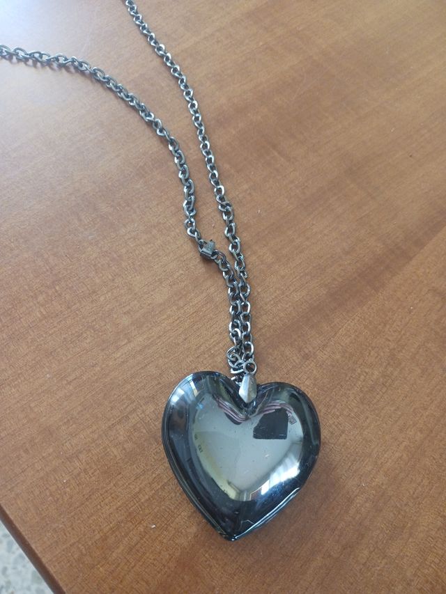 Colgante Corazón Plateado