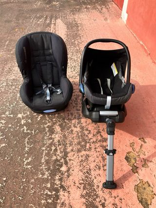 GRUPO 0 MaxiCosi: Silla + Base + cuco porta bebé