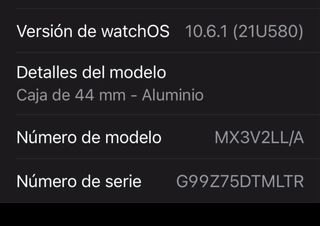 Apple Watch Nike+ Series 5 GPS 44mm Gris/Plata