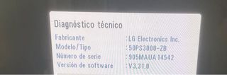 TV LG 50 Negra