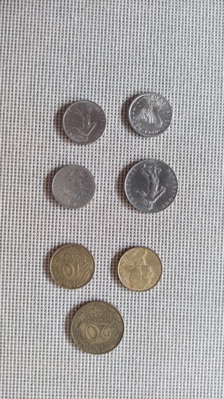 Lote Billetes y Monedas España 1925-1984
