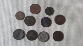 Lote Billetes y Monedas España 1925-1984