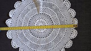 Set 3 centrini uncinetto