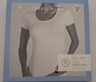 Camiseta interior Ysabel Mora manga corta T/M Nude