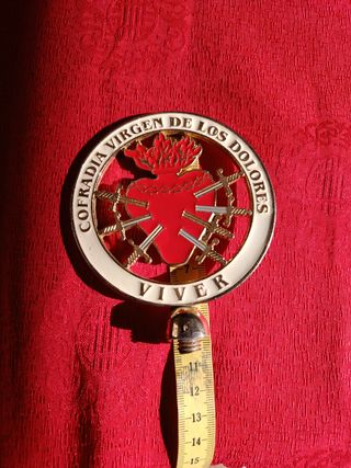 Insignia Cofradía Virgen de los Dolores Viver