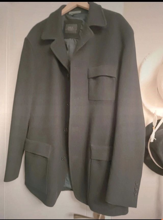 Chaquetón Zara men negro 