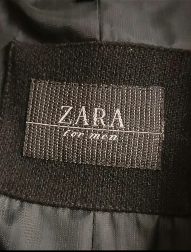 Chaquetón Zara men negro 