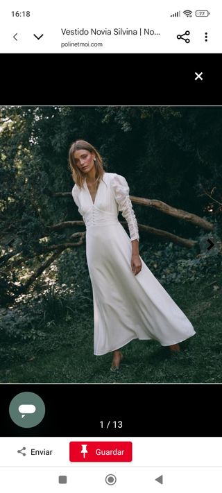 Vestido Novia Polín el Moi Silvina