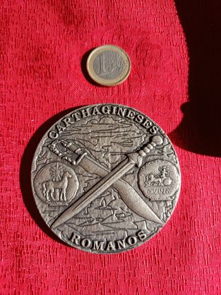 Moneda Cartagineses Romanos