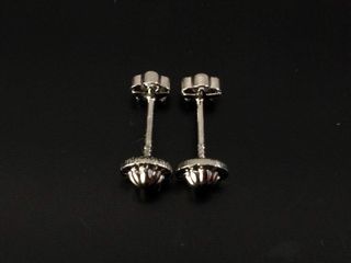 pendientes oro 18k con piedra con circonita