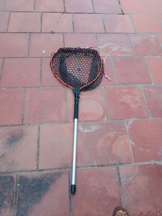 Salabre de pesca rojo 120 x 45 x 35 de profundidad