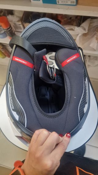 Casco Scorpion R1 Talla S con Pinlock