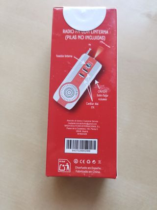 Radio FM MAD con Linterna