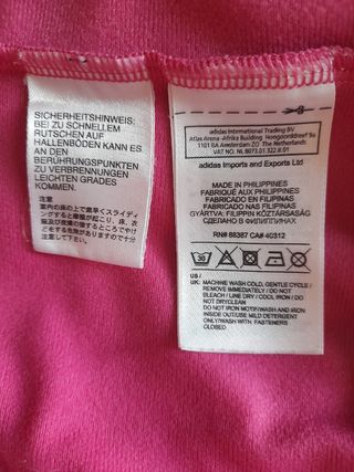 XS S y L Chaqueta Adidas Firebird Rosa/Fucsia 