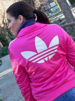 XS S y L Chaqueta Adidas Firebird Rosa/Fucsia 
