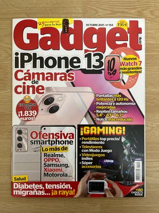 Revista Gadget. Octubre 2021. Número 154
