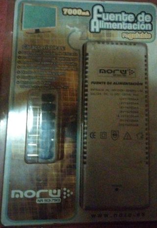 Fuente de Alimentación Noru 7000mA Regulable