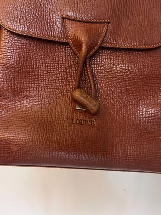 Bolso Loewe Marrón Piel