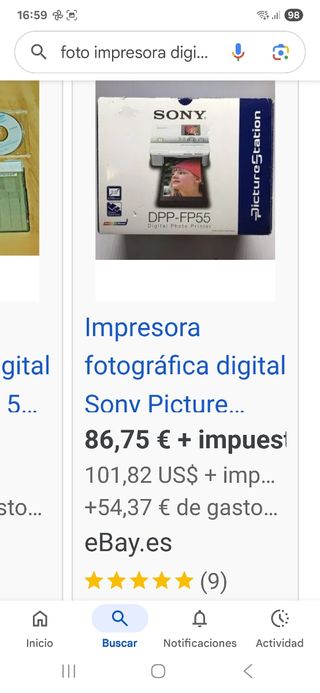 Impresora Fotográfica Sony DPP-FP55 Blanca