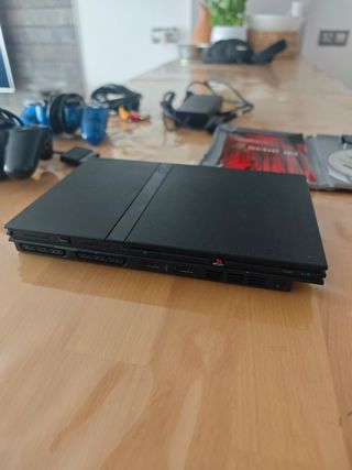 Play Station 2 Slim Negra + Accesorios