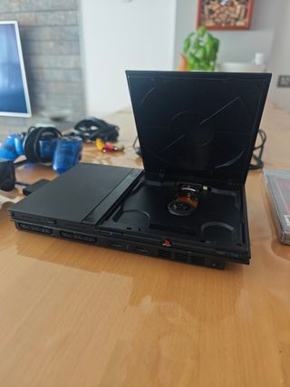Play Station 2 Slim Negra + Accesorios