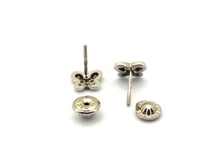 pendientes oro 18k con piedra con circonita