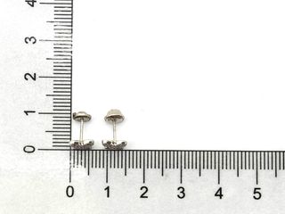 pendientes oro 18k con piedra con circonita