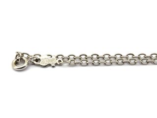 gargantilla oro 18k con piedra con diamante 20cm