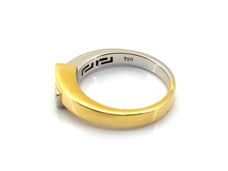 anillo oro 18k con piedra con diamante