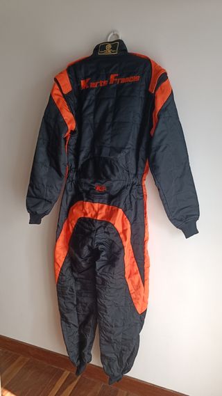 Mono Karting Negro/Naranja
