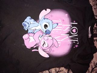 T-shirt Disney Stitch & Angel Love